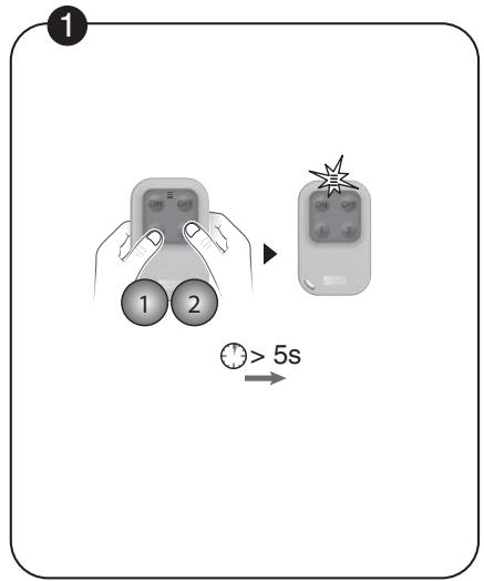 DELTA DORE 4239474S - Configurer les touches 1 et 2 - 1
