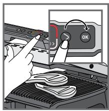 TEFAL GC750D12 - Bakproces in handmatige modus - 7