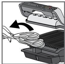TEFAL GC750D12 - Observação para os alimentos muito finos, por exemplo, bacon: - 6