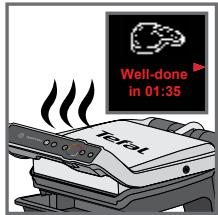 TEFAL GC750D12 - Observação para os alimentos muito finos, por exemplo, bacon: - 4
