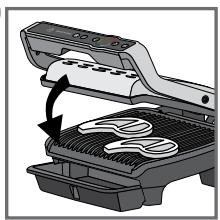 TEFAL GC750D12 - Función Churrascar (en modo automático) - 14
