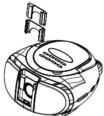 BRANDT BCDO2MP3-IP - Pour monter un adaptateur : - 2