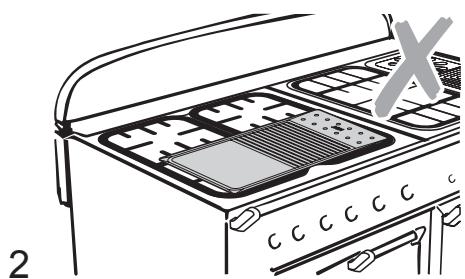 FALCON CLBS110LPWH/C-EU - Plaque à griller - 2