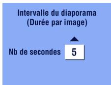 KODAK EASYSHARE18443 - Modification de l'intervalle d'affichage du diaporama - 1
