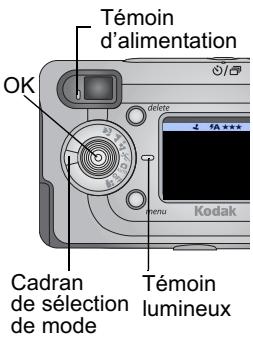 KODAK EASYSHARE18443 - Mise en marche de l'appareil photo - 1