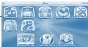 VTECH TABLETTE STORIOS - MENU PRINCIPAL ET BARRE D'INFORMATION - 2