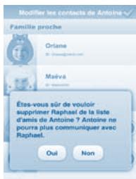VTECH TABLETTE STORIOS - - Supprimer un contact de la liste de contacts - 2