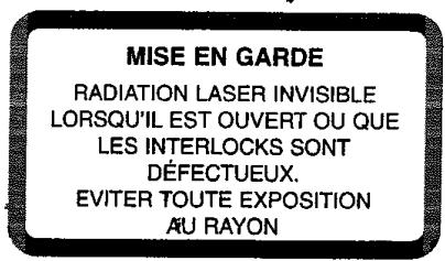 PROLINE DVD1050 - Mise en garde de sécurité - 2