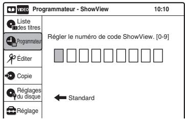 SONY RDR-VX410 - Enregistrement de programmes télévisés avec le système showview - 2