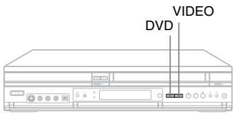 SONY RDR-VX410 - Sélection aisée du mode DVD ou magnétoscope - 2