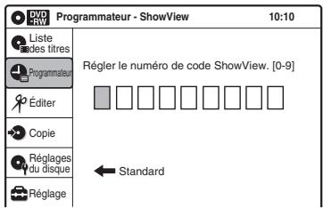 SONY RDR-VX410 - Enregistrement de programmes télévisés avec le système showview - 2
