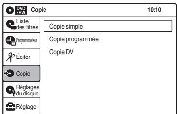 SONY RDR-VX410 - Copie de titres et de scènes sélectionnées (programme dubbing) - 1