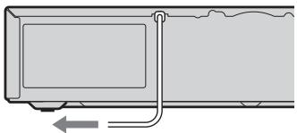 SONY RDR-VX410 - Etape 5: Raccordement du cordon d'alimentation - 1