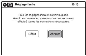 SONY RDR-VX410 - Réglage facile (réinitialisation du graveur) - 1