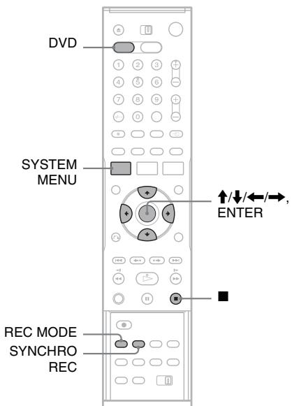 SONY RDR-VX410 - Enregistrement depuis un appareil externe avec programmeur (enregistrement synchro) - 1