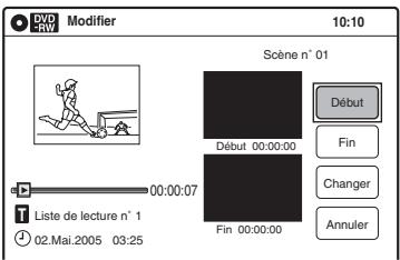 SONY RDR-VX410 - Modification d'une scène (modifier) - 1