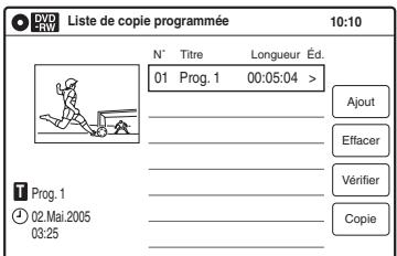 SONY RDR-VX410 - Sélectionnez « terminer », puis appuyez sur ENTER. - 1