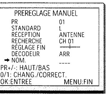PROLINE SVN9950 - Noms des chaînes - 2