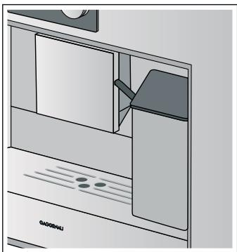 GAGGENAU CM450110 - Utiliser le réservoir à lait : - 2