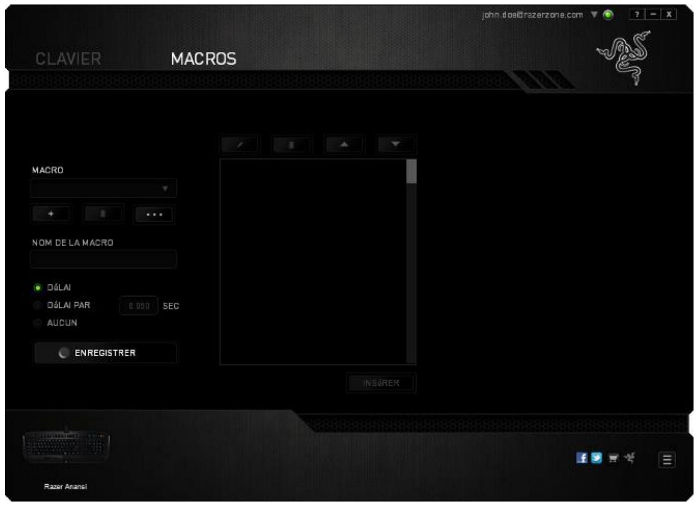 RAZER ANANSI - ONGLETMACROS - 2