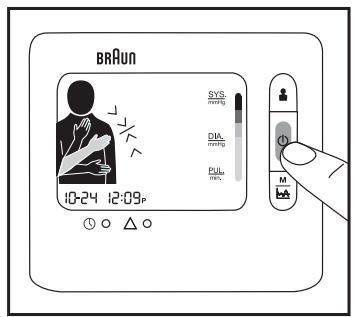 BRAUN BPW4300 - Effectuer une lecture - 1