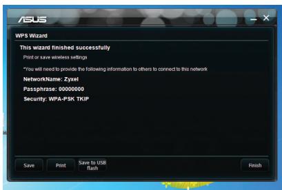 ASUS PCE-N15 - Se connecter à un réseau sans fil via WPS - 8
