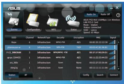 ASUS PCE-N15 - Se connecter manuellement à un réseau sans fil - 2