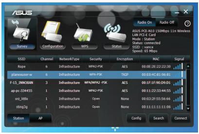 ASUS PCE-N15 - Se connecter à un réseau sans fil via WPS - 2