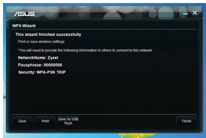 ASUS PCE-N15 - Se connecter à un réseau sans fil via WPS - 5