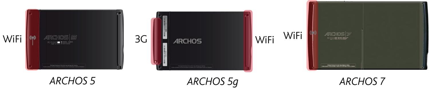 ARCHOS A5 INTERNET TABLE 32 - Comment améliorer la réception wifi/3g - 1