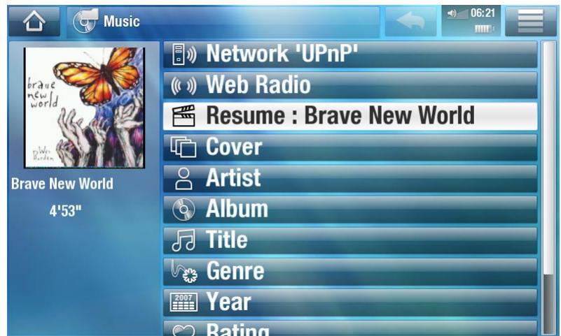 ARCHOS A5 INTERNET TABLE 32 - L'audiotheque - 1