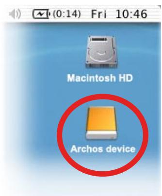 ARCHOS A5 INTERNET TABLE 32 - Connexion de l'archos à un ordinateur - 3