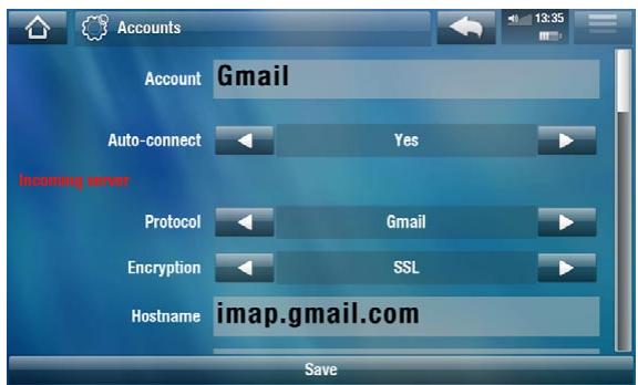 ARCHOS A5 INTERNET TABLE 32 - Creation d'un COMPTE - 3