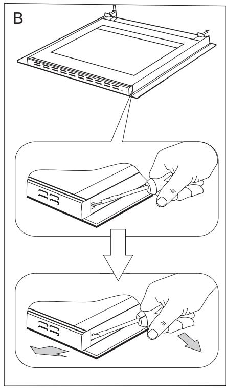 AMICA ACI605B - Comment enlever la vitre intérieure - 1
