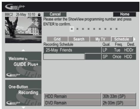 PIONEER DVR-RT601H-S - Réglage du programmateur pour l'enregistrement ShowView™\* - 2