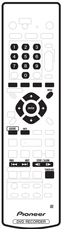 PIONEER DVR-RT601H-S - Navigation dans le système GUIDE Plus+ - 1