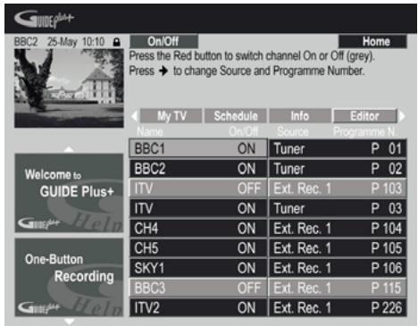 PIONEER DVR-RT601H-S - Sélectionnez 'Editor' sur la barre de menu. - 1