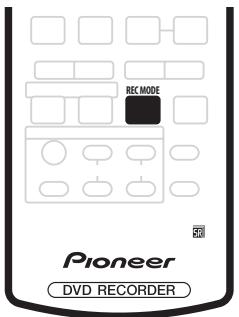 PIONEER DVR-RT601H-S - Sélection de la qualité de l'image et de la durée d'enregistrement - 1