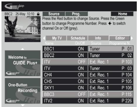 PIONEER DVR-RT601H-S - Sélectionnez 'Editor' sur la barre de menu. - 1
