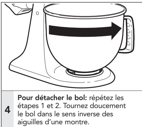 KITCHENAID KSM185PSEBK - Utilisation du ROBOT pâtissier - 3