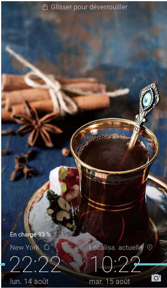 HONOR PACK  10 BLK - Utiliser l'application Horloge - 2