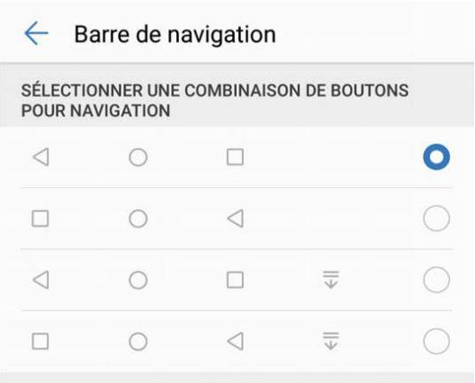 HONOR PACK  10 BLK - Configuration de la disposition de votre barre de navigation - 1