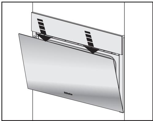MIELE DGC 7860 - Démonter la porte - 1