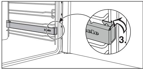 MIELE DGC 7860 - Monter et démonter les rails coulissant flexiclips - 2