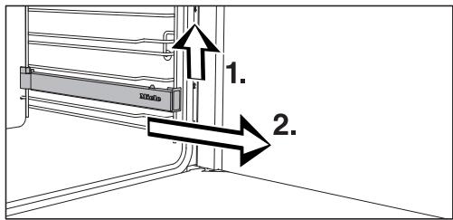 MIELE DGC 7860 - Monter et démonter les rails coulissant flexiclips - 3