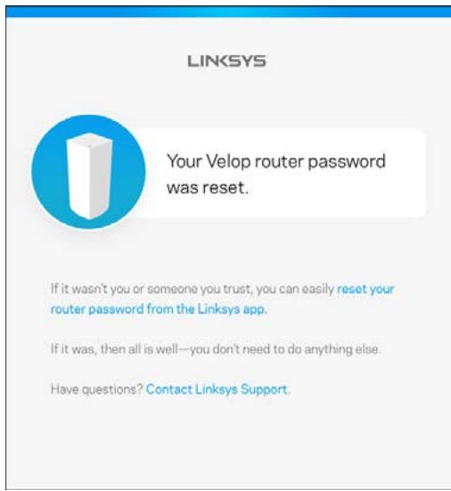 LINKSYS KITRESEAUWHW0101 - Mot de passe d'administrateur Velop - 2