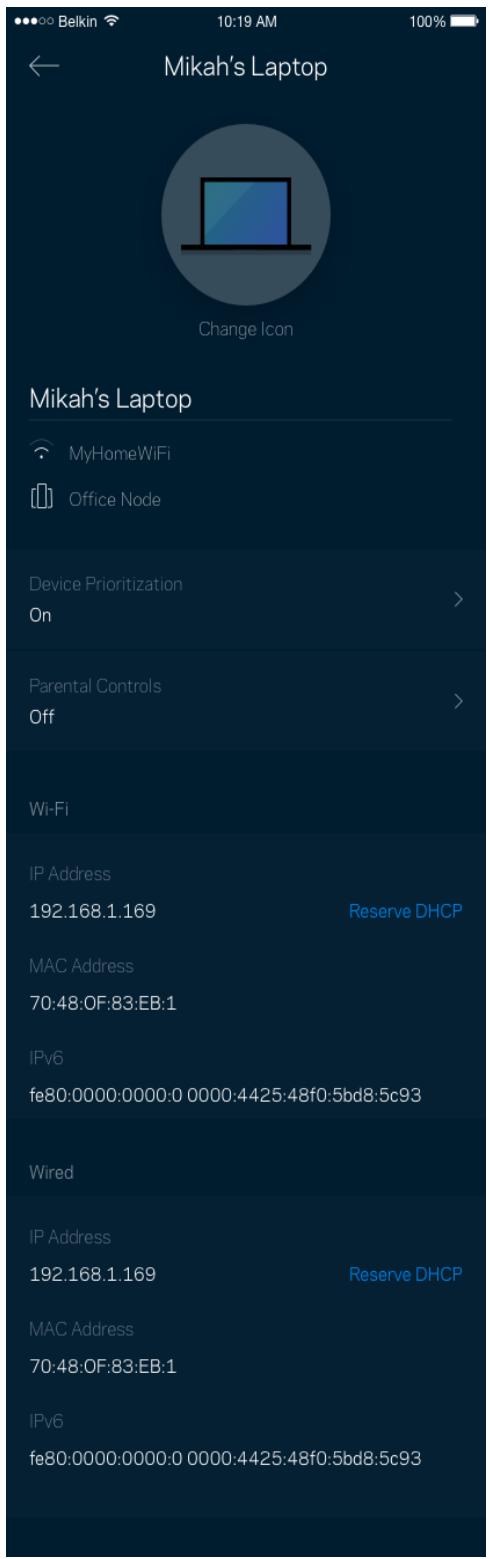 LINKSYS KITRESEAUWHW0101 - Pour afficher ou modifier les détails des appareils - 1