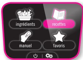 MOULINEX CE8511 - MENU RECETTES : - 2