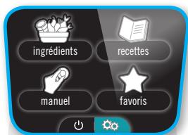 MOULINEX CE8511 - menu réglages - 1