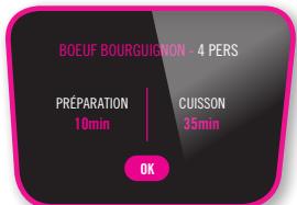 MOULINEX CE8511 - MENU RECETTES : - 11